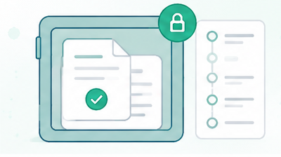 Locked verified records & full audit trail