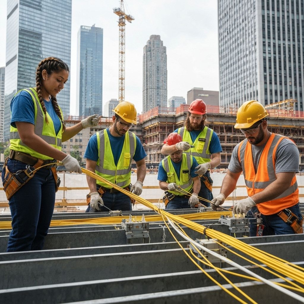 Fiber Optic Installation Team