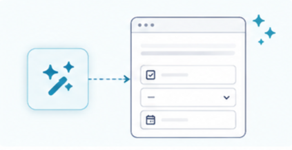 AI-assisted form creation